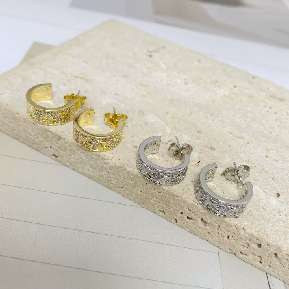Tory Burch Geometric Rhinestone Earrings
